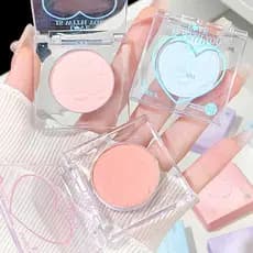 Blush monocromático blush azul blush roxo expansão baixa saturação cor retrátil fosco brilho Natural pó não voador quadr