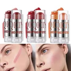Fornecimento exclusivo transfronteiriço, venda quente, QICIY, Blush, contorno Natural, maquiagem Nude, brilho, Rouge est