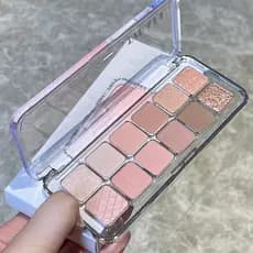 Novo produto paleta tudo-em-um rosa pequeno peixe begônia recomendado 12 cores inchaço paleta de sombras 2026 novo estil