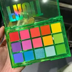 Pequeno livro vermelho mesmo estilo Macaron paleta de sombras cor multicolorido jogar maquiagem baixa saturação paleta d