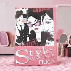 Dia das crianças dia das crianças conjunto de maquiagem multicolorido paleta sombra perolado fosco multifuncional Blush