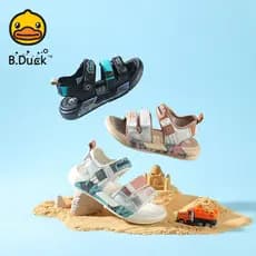 B.Duck pequeno pato amarelo sapatos infantis verão novo estilo meninos sandálias sola macia antiderrapante sapatos da mo