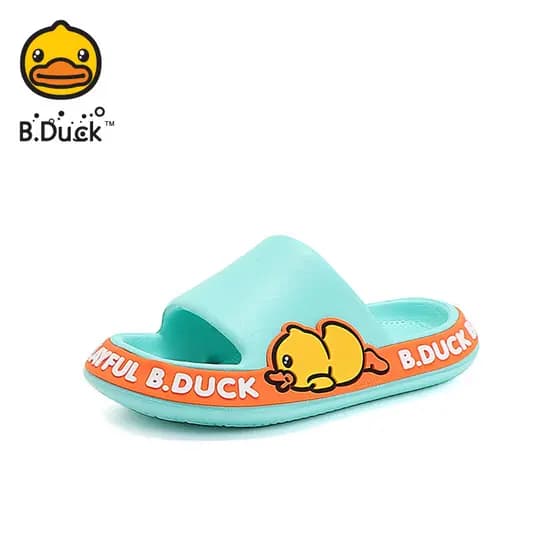 B.Duck Pequeno Pato Amarelo Sapatos Infantis Meninos Meninas Chinelos Sandálias Infantis Verão Flip-Flops Interior B2295