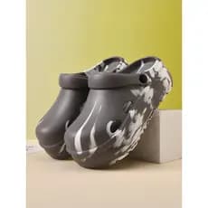 Espirrando tinta Toe chinelos masculino High-End personalidade moda tendência 2026 novo estilo casal buraco sapatos de s
