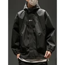 Primavera outono estilo japonês Street Wear ferramentas jaqueta com capuz masculino à prova de vento 2024 novo estilo Ca