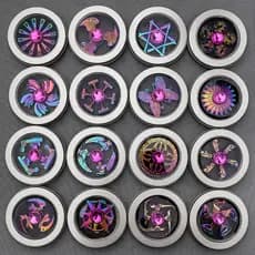 Brinquedo de descompressão colorido Fidget Spinner Caixa de lata Caixa de presente Brinquedo de descompressão de venda q