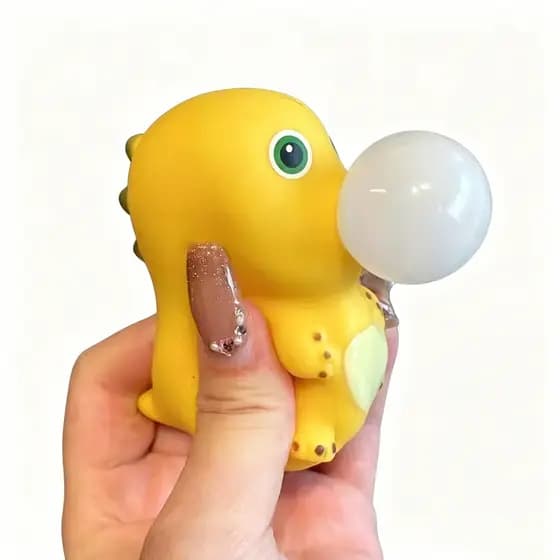Animal soprando bolha pitada música Squeeze cuspe bolha brinquedos de descompressão ventilação brinquedos de descompress