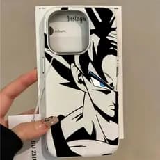 Adequado para iPhone 12/13/14/15/16/17 Pro Max Olho Azul Retro Dragon Ball Anime Capa de telefone