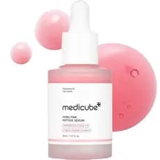 medicube Serum de Peptídeos Rosa com PDRN de DNA de Salmão, Serum para brilho rosado, Peptídeo, Niacinamida, Hidratante