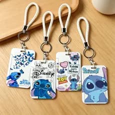 Estojo Para Cartão Deslizante Cool Stitch-Presente Perfeito Fãs De Crianças E Disney , Adequado Crachá De Trabalho De Tr