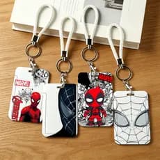 Protetor De Cartão Deslizante Impresso Do Homem-Aranha Para Cartões De Ônibus E Acesso