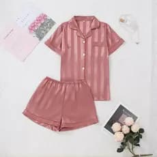 Pijamas femininos de seda, conjunto novo de pijamas femininos para uso doméstico, listrado, jacquard, grosso, conjunto K