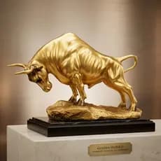 escultura decorativa decoração sala luxo dourado centro de mesa decoração elegante para sala