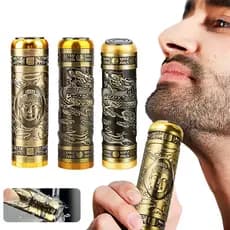 Aparador de Barba Elétrico para Homens, Barbeador USB, Máquina de Cortar Cabelo para Casa e Viagem, Barbeador de Barba S