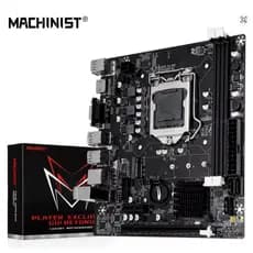 Placa-mãe MACHINIST H61 LGA 1155 DDR3 RAM compatível com CPUs Intel Core 2a e 3a geração suporta M.2 NVME SDD