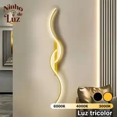Luminária De Parede LED Moderna Luz Confortável Proteção aos Olhos Ideal para Sala Quarto e Corredor（110-220V）
