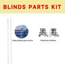 Kit De Acessórios Para Cortinas Incluindo Parafusos De Expansão e Suportes Para Cortinas Fornecido Gratuitamente