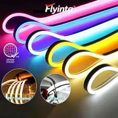 Flyinta 5/10 Metros Flexível Fita Led 110V Fita Led Neon Iluminação Ambiente Para Casa/Carro