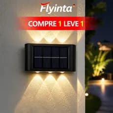 Flyinta 50X Lâmpada Arandela Solar Externa Parede Luminaria Solar Para Jardim Luz Solar Iluminação Outdoor
