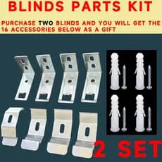 Kit De Peças Para Persianas Parafusos De Expansão De Suporte Para Persianas 8 Peças Grátis Por Conjunto De Persianas