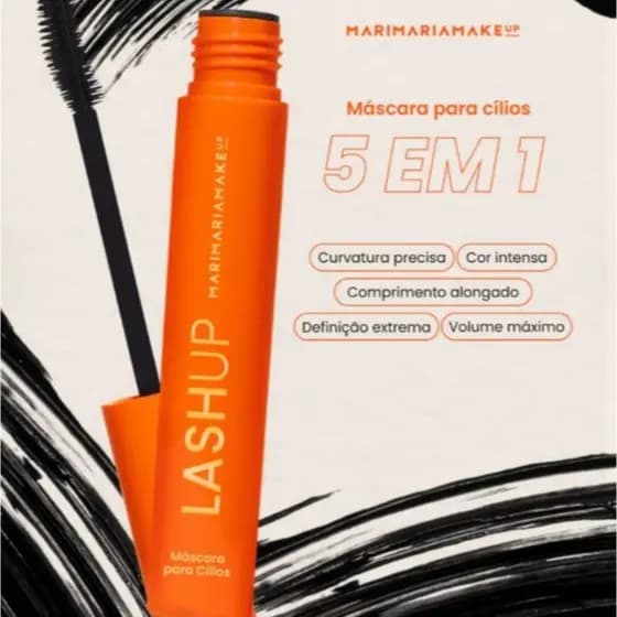 Máscara de Cílios Mari Maria Preto Volume Alongamento Waterproof