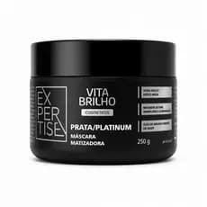 Máscara Matizadora Prata Platinum Expertise Vita Brilho 250g Óleo de Argan Monoi de Tahiti Efeito Prata