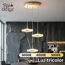 Lustre De Teto Pendente LED Decorativo Estilo Folha Moderna para Escadaria Pé Direito Duplo e Sala Ampla(110-22V）