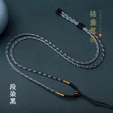 Colar De Corda De Alta Carga Masculino E Feminino Ch Estilo Chinês Enrolada À Mão Grande Versátil Cordão De Textura Cont