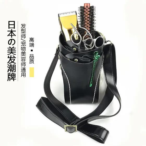 Bolsa de tesoura de cabeleireiro japonesa coreana Bolsa de tesoura de cabeleireiro Bolsa de ombro de moda dedicada para