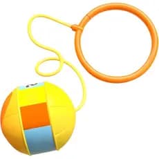 Ilumine O Bambolê Do Tornozelo Da Bola , De Pular No Com Iluminação LED , Bolas De Corda Presilhas Para Os Pés , Movimen