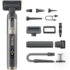 Aspirador De Carro Sem Fio Fanttik Slim V10 APEX , Mini Portátil 4 Em 1 , Potência De Sucção 19kPa , Display Digital Int