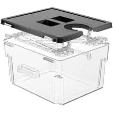 Recipiente Sous Vide Com Tampa Design De Abertura De Porta Dupla 11.65 QT Pot De Fogão Lento Rack Integrado Compatível A