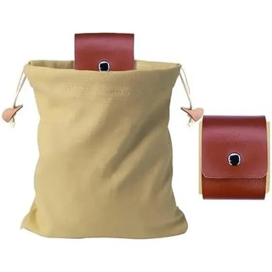 Caso De Forrageamento Ao Ar Livre Saco De Couro Bushcraft Colheita Vegetal Jardim Frutas Cintura Ferramentas Armazenamen