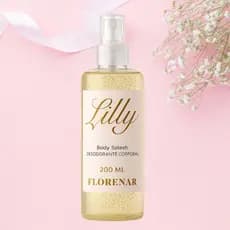 Body Splash Bubbaloo Lily com gliter 200Ml
