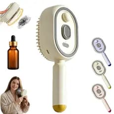 Escova de Massagem com Almofada de Ar Elétrica, Escova com Almofada de Ar, Escova a Vapor Desembaraçadora, Alisador de C