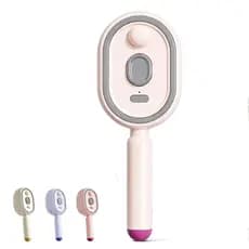 Escova de Massagem com Almofadas de Ar e Pulverizador Elétrico, Escova 3 em 1 com Limpeza Automática a Vapor e Óleo Esse