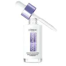 L'Oréal Paris Collagen Moisture Filler Moisture Bounce Sérum Facial, Sérum Iluminador com Colágeno, Glicerina e Esqualan
