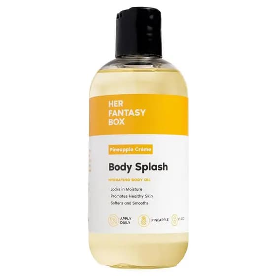 CaixaFantasiaEla | BodySplashÓleoHidratanteParaO corpo(CremeDeAbacaxi)-FórmulaHidratante, NãoGraxosa paraUmaPeleMacia, S
