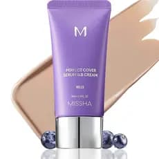 MISSHA M PERFECT COVER SERUM BB CREAM No.23 Bege Natural - Claro/Médio com Subtom Frio/Neutro, Hidratante com Cor, Base