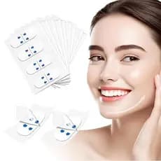 Fita de Lifting Facial Invisível 180 PCS, Fita Facial Instantânea para Pele Flácida, Papada, Envelhecimento Facial e Pes