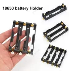 2 Pçs 18650 Bateria SMT 1X 2X 3X 4X Porta solt Titular SMD Caixa De Armazenamento Recipiente Banco Potência Bronze Pinos