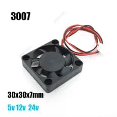 1/3pcs 3007 Ventilador Sem Escova DC 3.7V 5V 12V 24V Manga Rolamento De Óleo Pequena Fonte De Alimentação Refrigeração 3