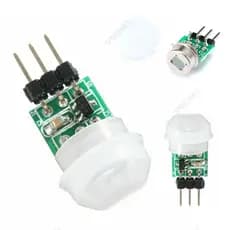 Mini IR Piroelétrico Infravermelho PIR Movimento Sensor Humano Módulo Detector Automático AM312 DC 2.7 A 12V BR26B1