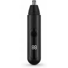 Aparador de Pelos do Nariz Masculino Premium, Aparador Elegante de Pelos do Nariz e Orelha com 360 ° Lâminas de Precisão