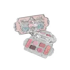 Paleta de Maquiagem Swan Ballet com 6 Cores, sombra, blush, iluminador e contorno, Paleta de Maquiagem FlowerKnow, inclu