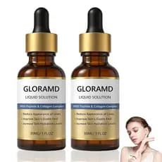 GloriaMDSerum, GloraMDFaceLiftSerum, GlorSerum, Sérum Anti-Envelhecimento com Peptídeos e Colágeno, Reduz Linhas Finas,