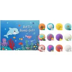 Conjunto de Presente de Bombas de Banho para Crianças, Bombas de Banho para Crianças com Surpresa Dentro, Bombas de Banh