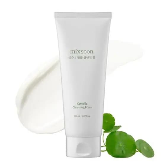 Mixsoon Centella Cleansing Foam Face Wash Com Cica , Low pH Limpeza E Calmante Para Rosto , Fórmula Hidratante 150ml/5.0