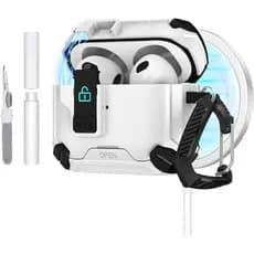 Dteck para Apple Pro 2 (2ª Geração, Lançamento de 2022) Capa Magnética com Chaveiro, Kit de Limpeza, Fecho Seguro, Compa