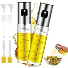 Pulverizador de Óleo para Cozinha e Vinagre, Garrafa de Vidro para Pulverizar Óleo de Cozinha, Pulverizador de Azeite Pr